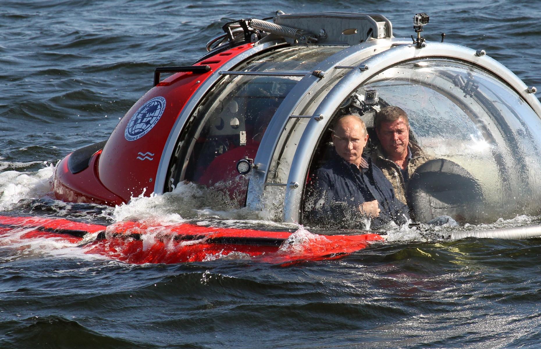 Russian President Vladimir Putin: Submarine